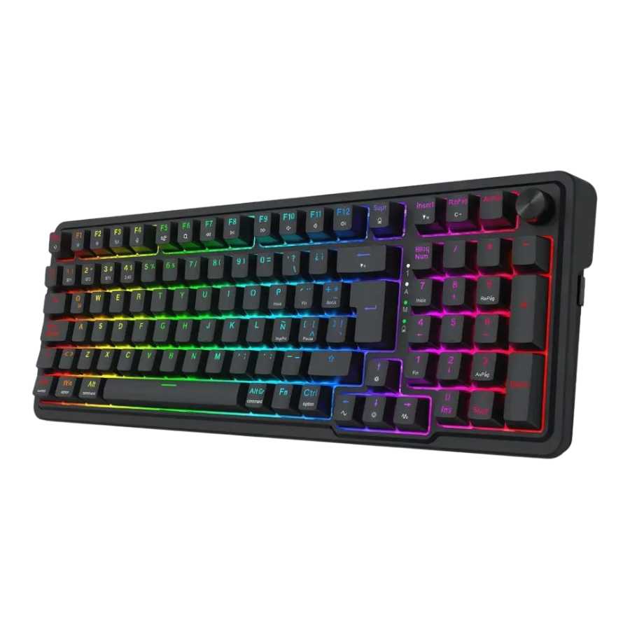 TECLADO REDRAGON EISA K686RGB-M SP MAGNETIC BLACK