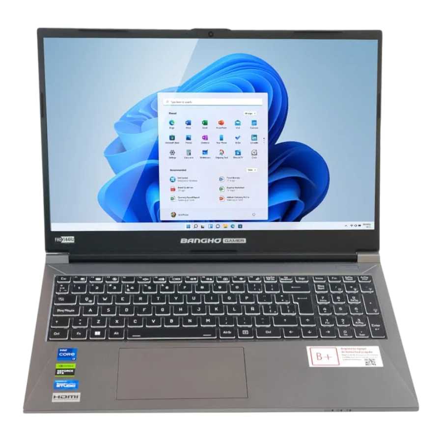 NOTEBOOK BANGHO GAMER GM-15Z13 RTX3050 (I7-13620H/16GB DDR4/1TB M.2/RTX3050 6GB/15.6  144HZ WIN11)