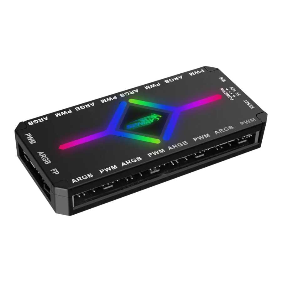 CONTROLADORA SENTEY, 9 PORTS, ARGB-PWM, C/CONTROL REMOTO