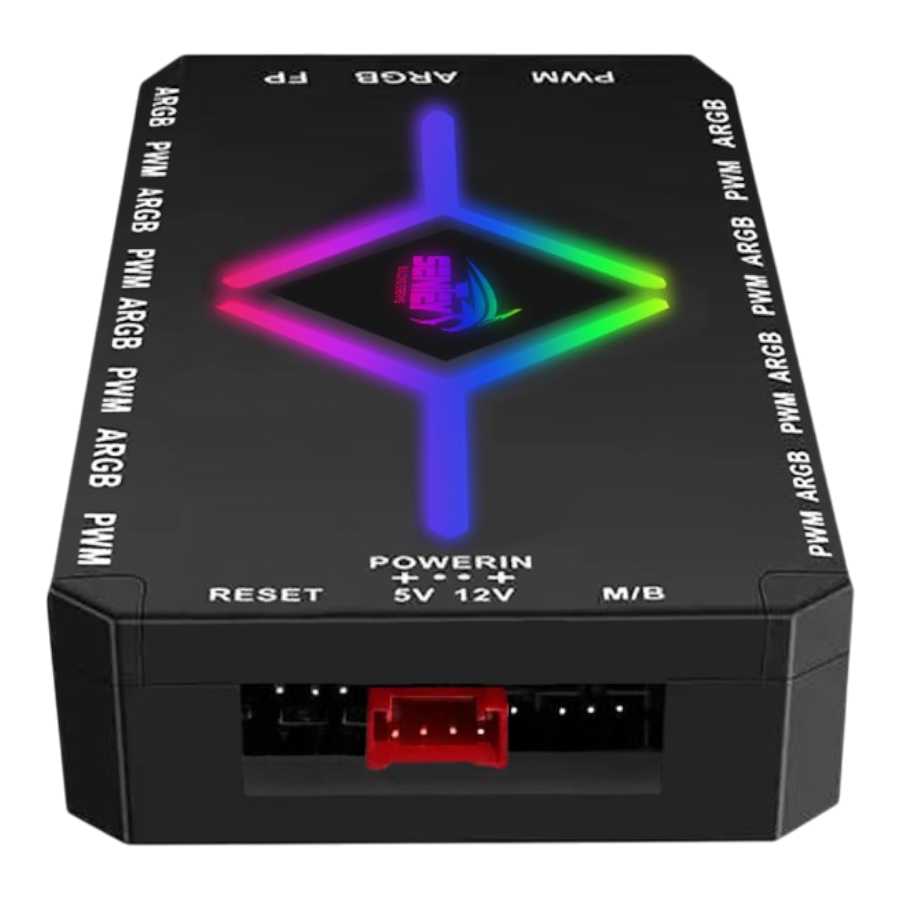 CONTROLADORA SENTEY, 9 PORTS, ARGB-PWM, C/CONTROL REMOTO