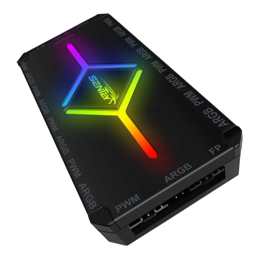 CONTROLADORA SENTEY, 9 PORTS, ARGB-PWM, C/CONTROL REMOTO