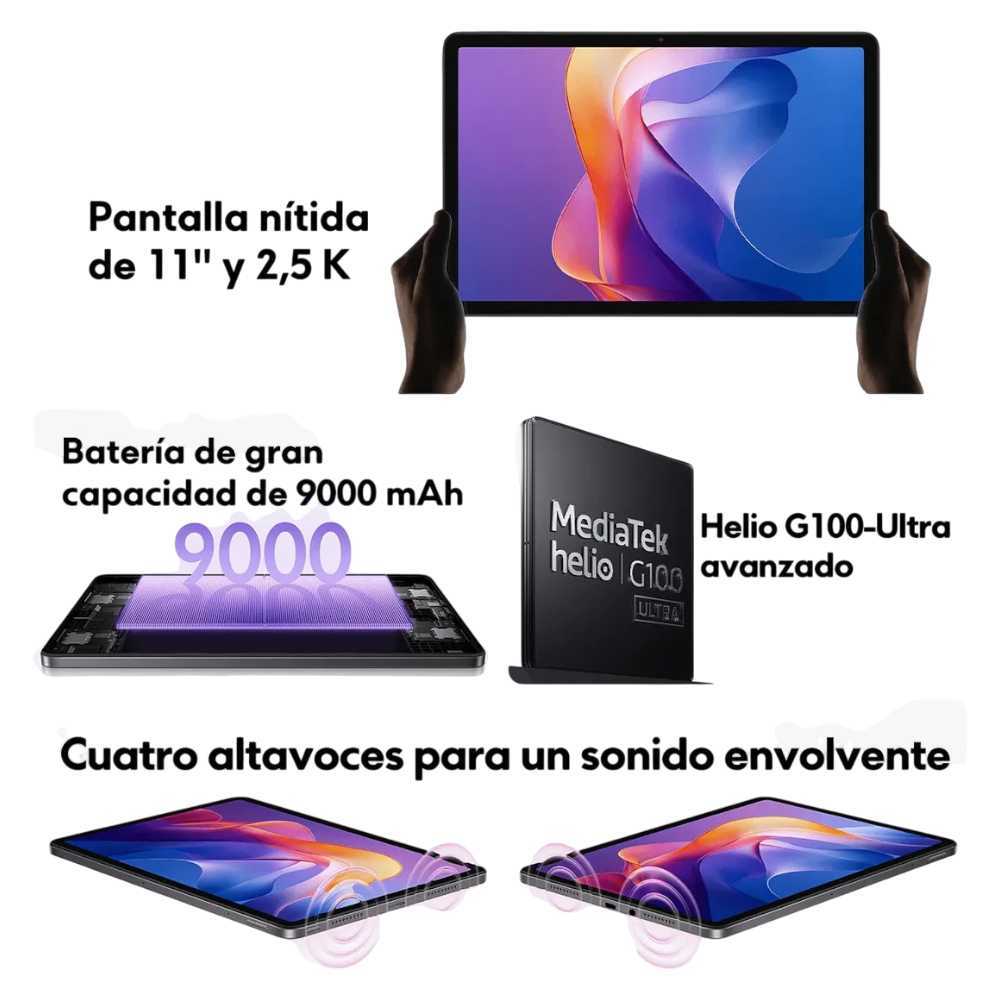 TABLET 11  XIAOMI REDMI PAD 2 (128GB 4GB RAM WI-FI+BT+ 4G LTE E-SIM)