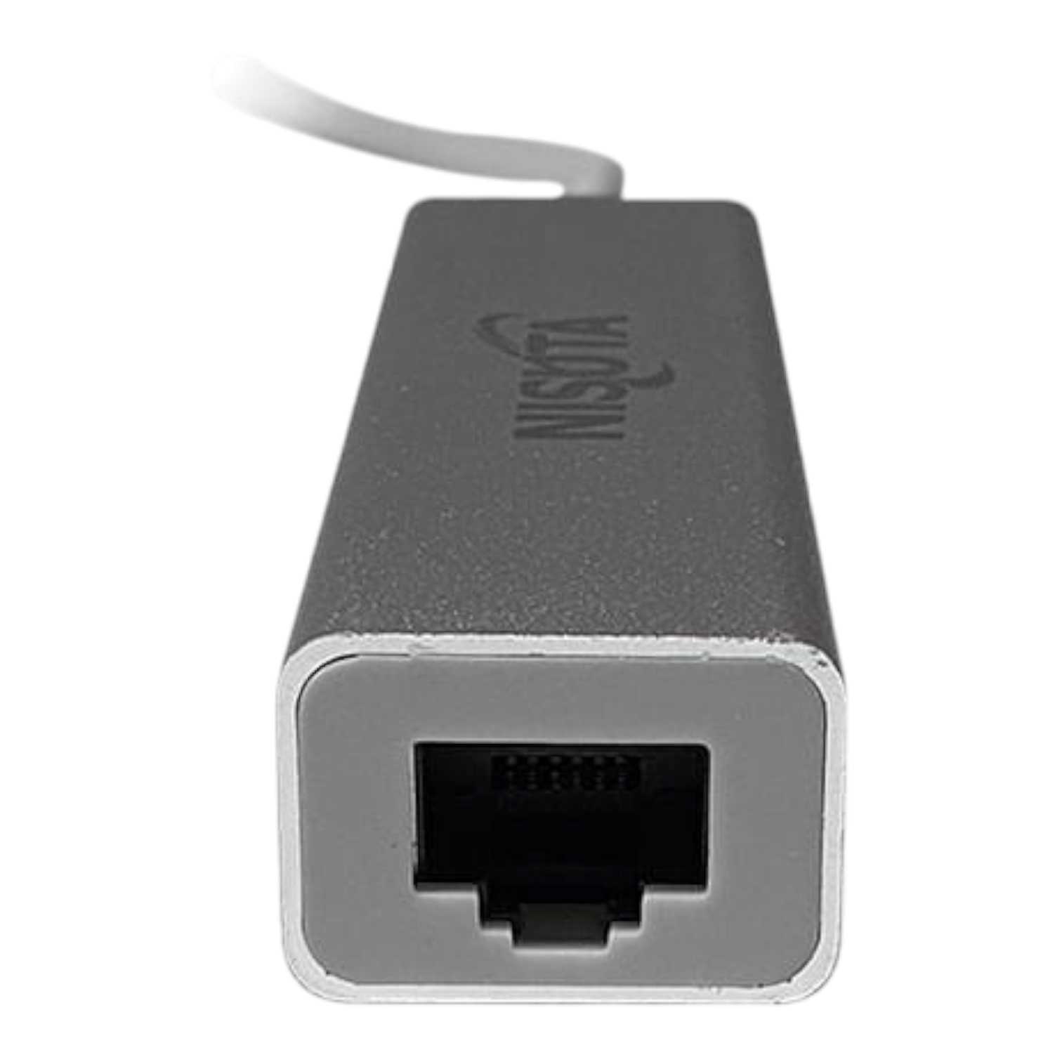 HUB USB 3.0 3 PUERTOS + RED RJ45 100/1000 NISUTA NSUADRU