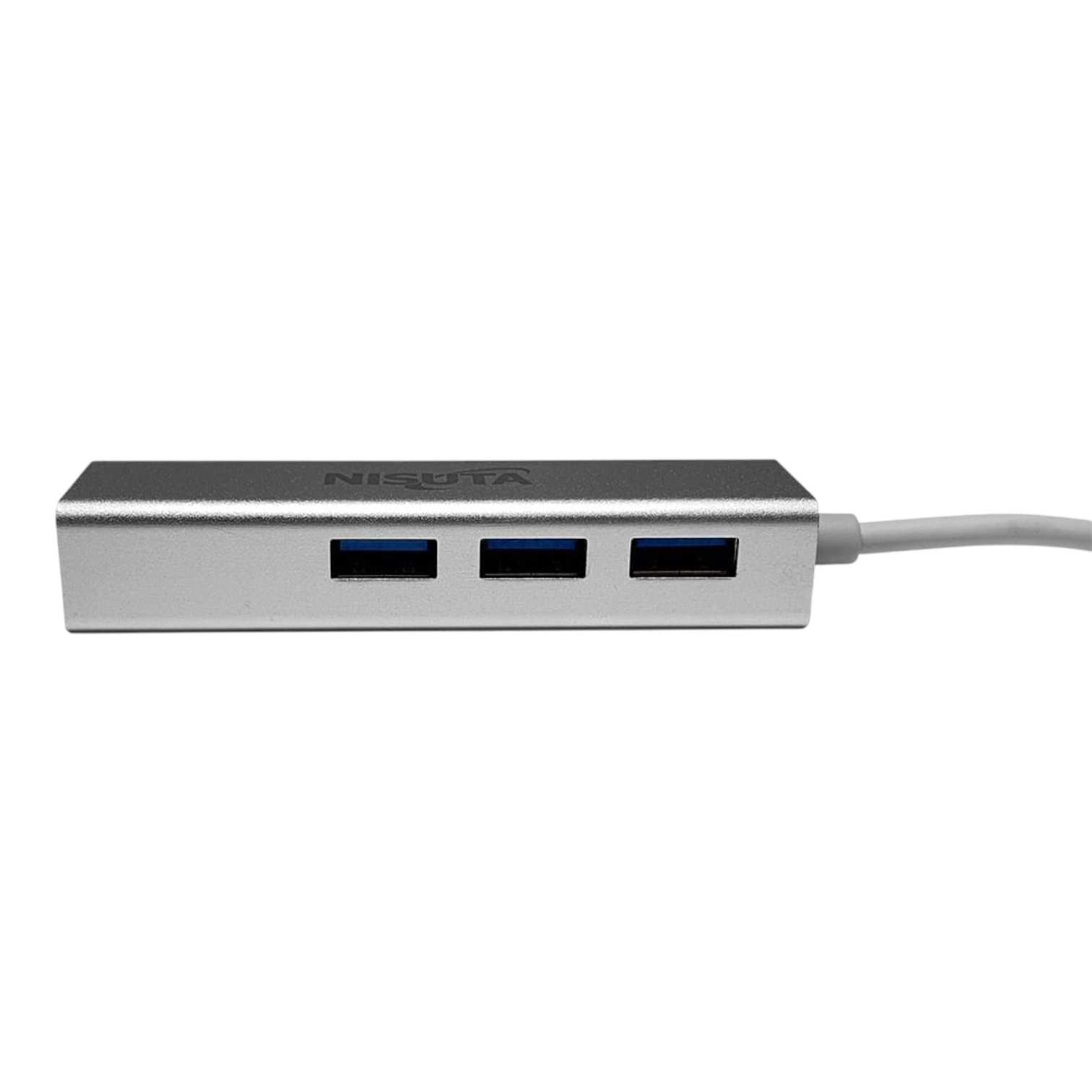 HUB USB 3.0 3 PUERTOS + RED RJ45 100/1000 NISUTA NSUADRU