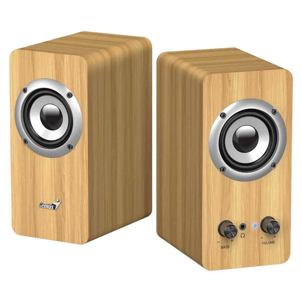 PARLANTE GENIUS 2.0 SP-HF400 10W PINEWOOD
