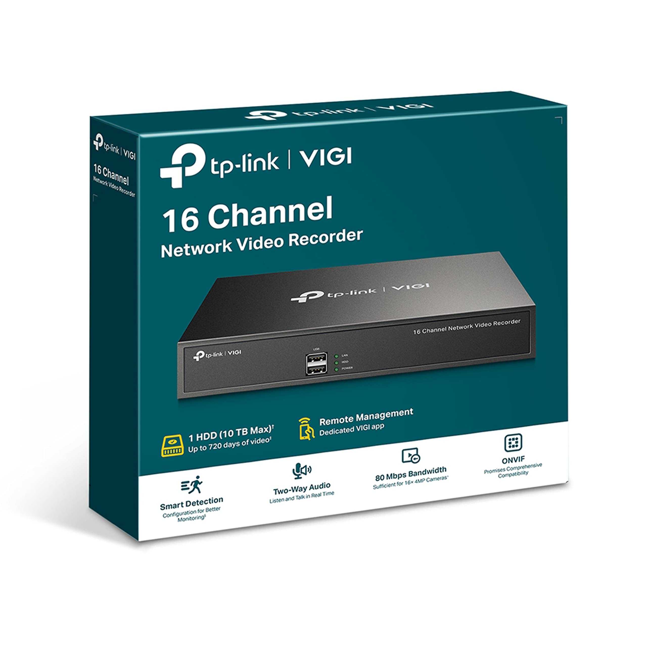 NVR 16 CANALES TP-LINK VIGI VIGI NVR1016H ONVIF