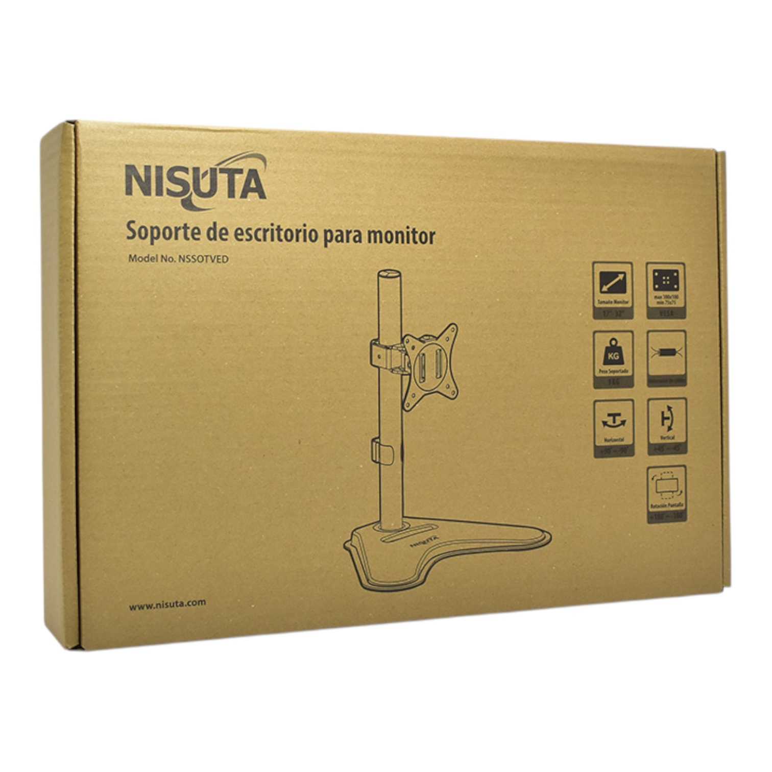 SOPORTE TV NISUTA TV55 17 -32  MESA NSSOTVED