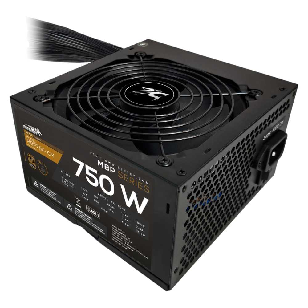 FUENTE PC 750W SENTEY 80+ BRONCE MBP750-CM
