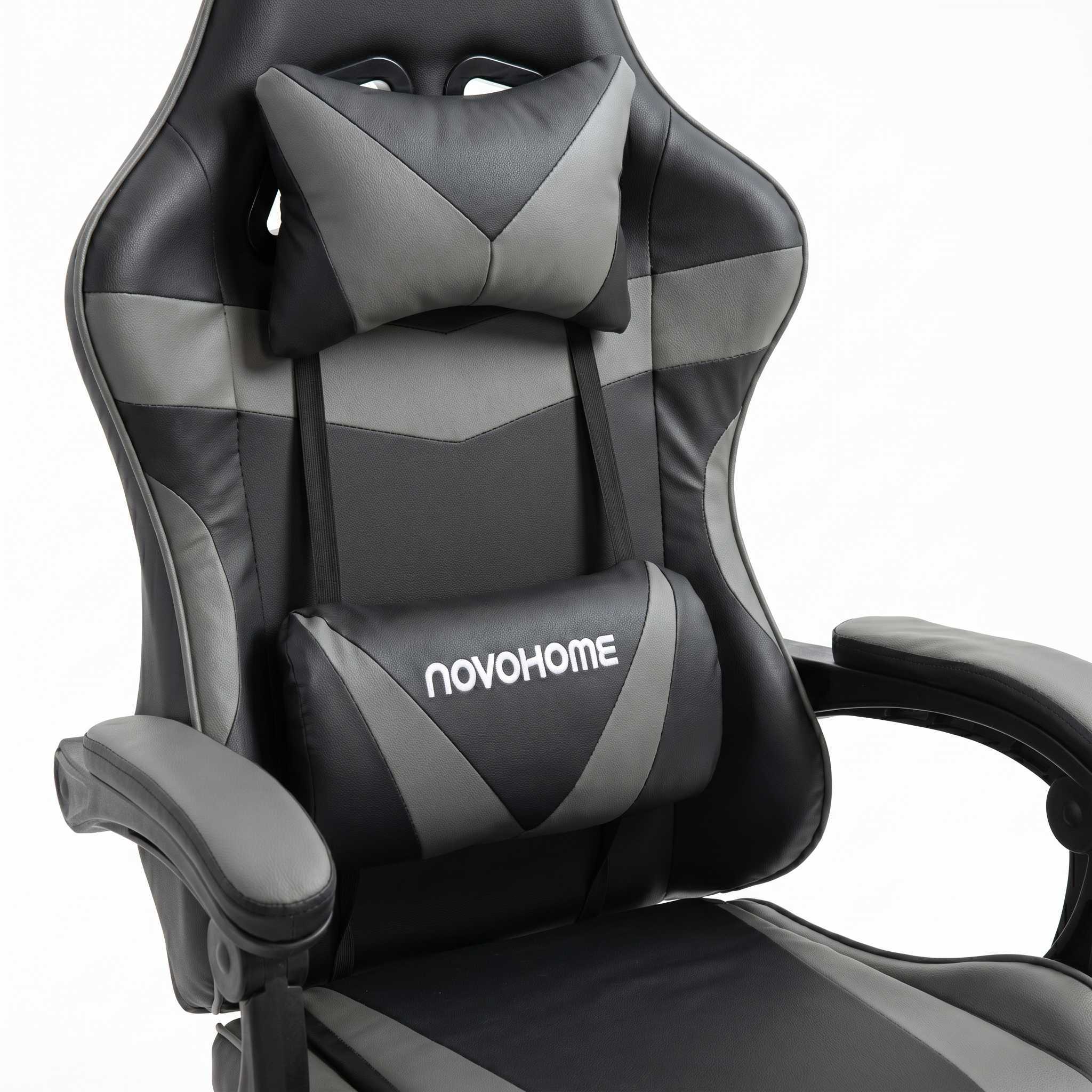 SILLA GAMER NOVOHOME NH-GC1002 GRIS