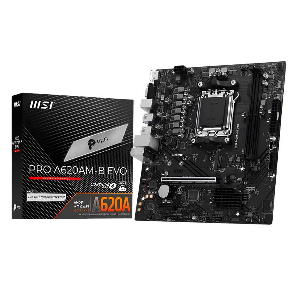 PLACA MADRE MSI A620AM-B PRO EVO AM5 DDR5