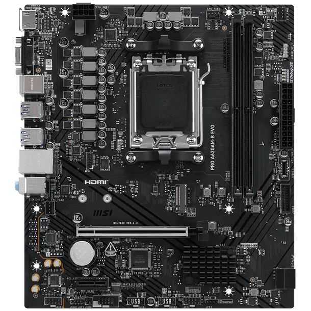 PLACA MADRE MSI A620AM-B PRO EVO AM5 DDR5