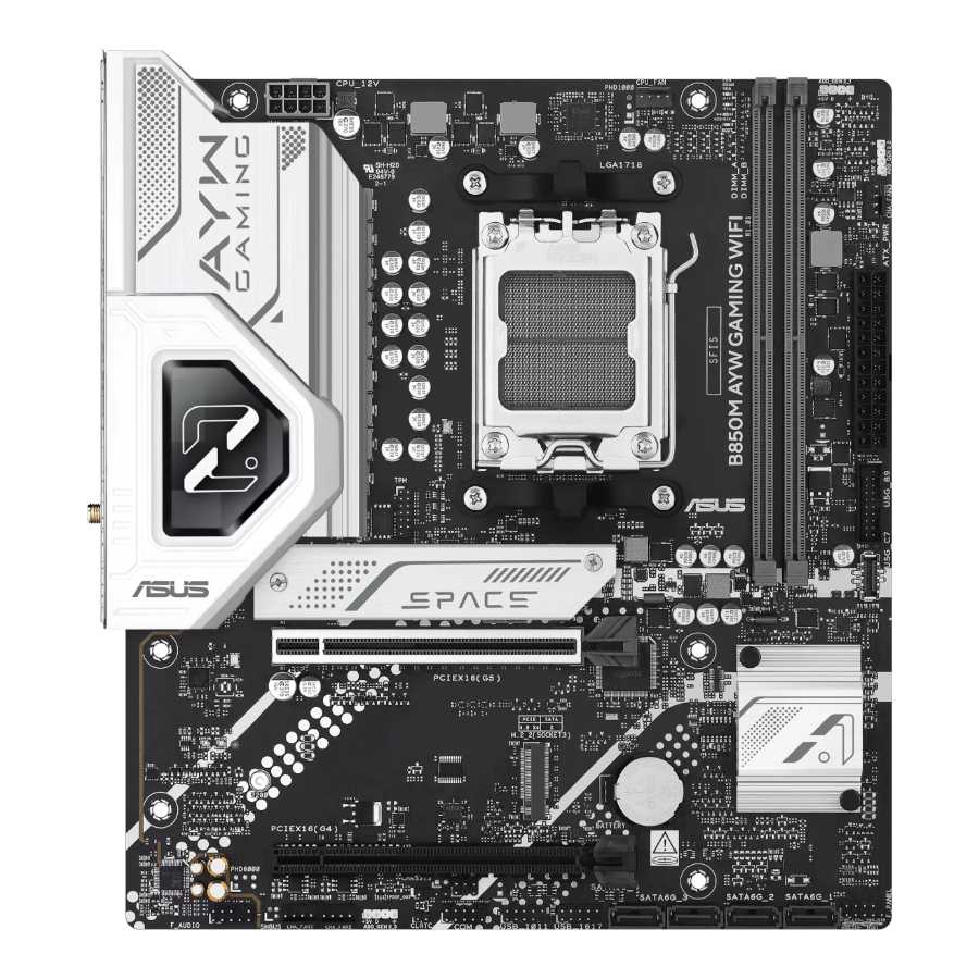 PLACA MADRE ASUS B850M AYW GAMING WIFI AM5 DDR5