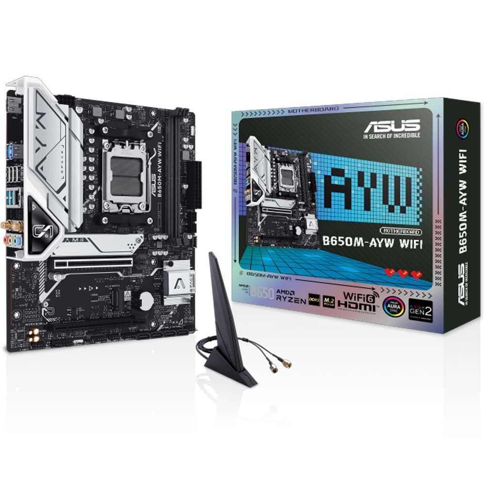 PLACA MADRE ASUS B650M-AYW WIFI AM5 DDR5