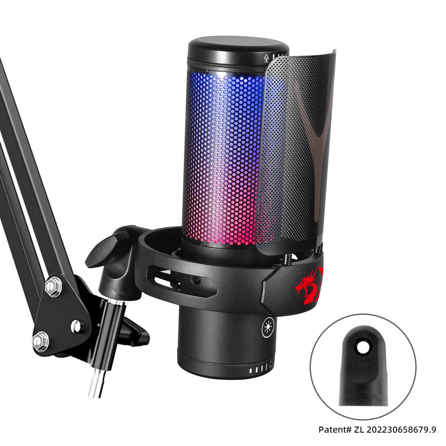 MICROFONO REDRAGON FENRIS GM301 USB CONDENSADOR