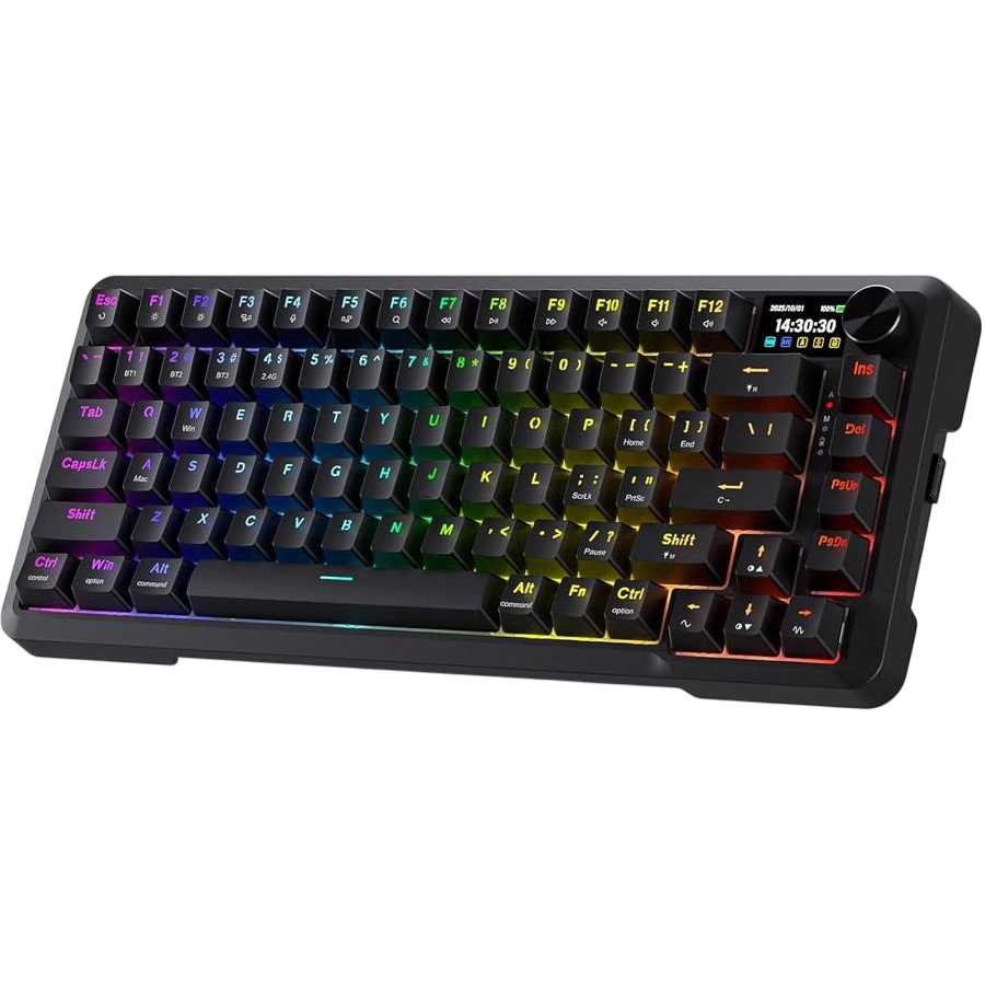 TECLADO REDRAGON UCAL LCD PRO K724RGB-PRO SP WIFI+BT