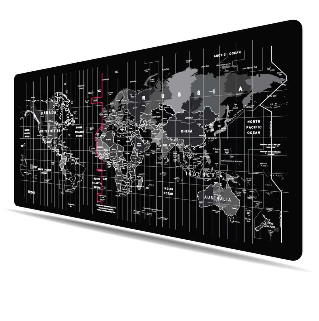 PAD MOUSE CDTEK 70X35CM MAPA MUNDIAL