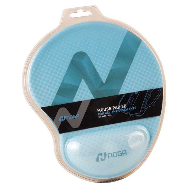 PAD MOUSE CON GEL 3D NOGANET CELESTE