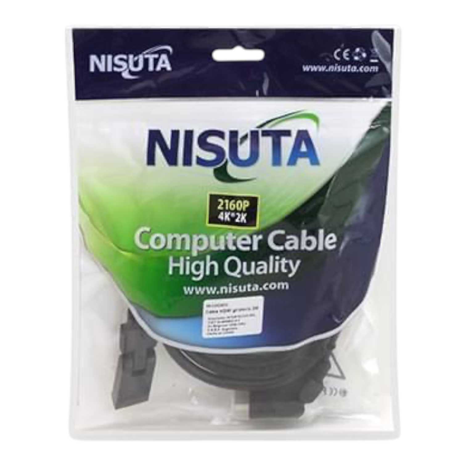 CABLE HDMI NISUTA 2M 1.4V GIRATORIO NSCAHDMI2G
