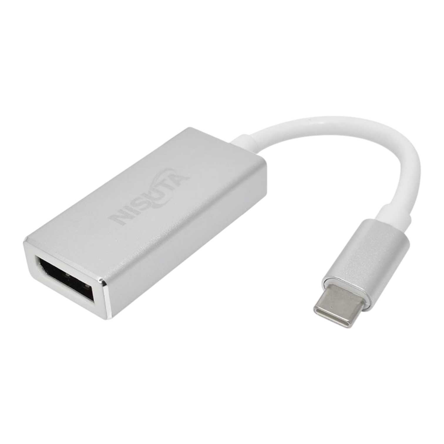 CONVERSOR TIPO C A DISPLAYPORT NISUTA NSUSBCDP