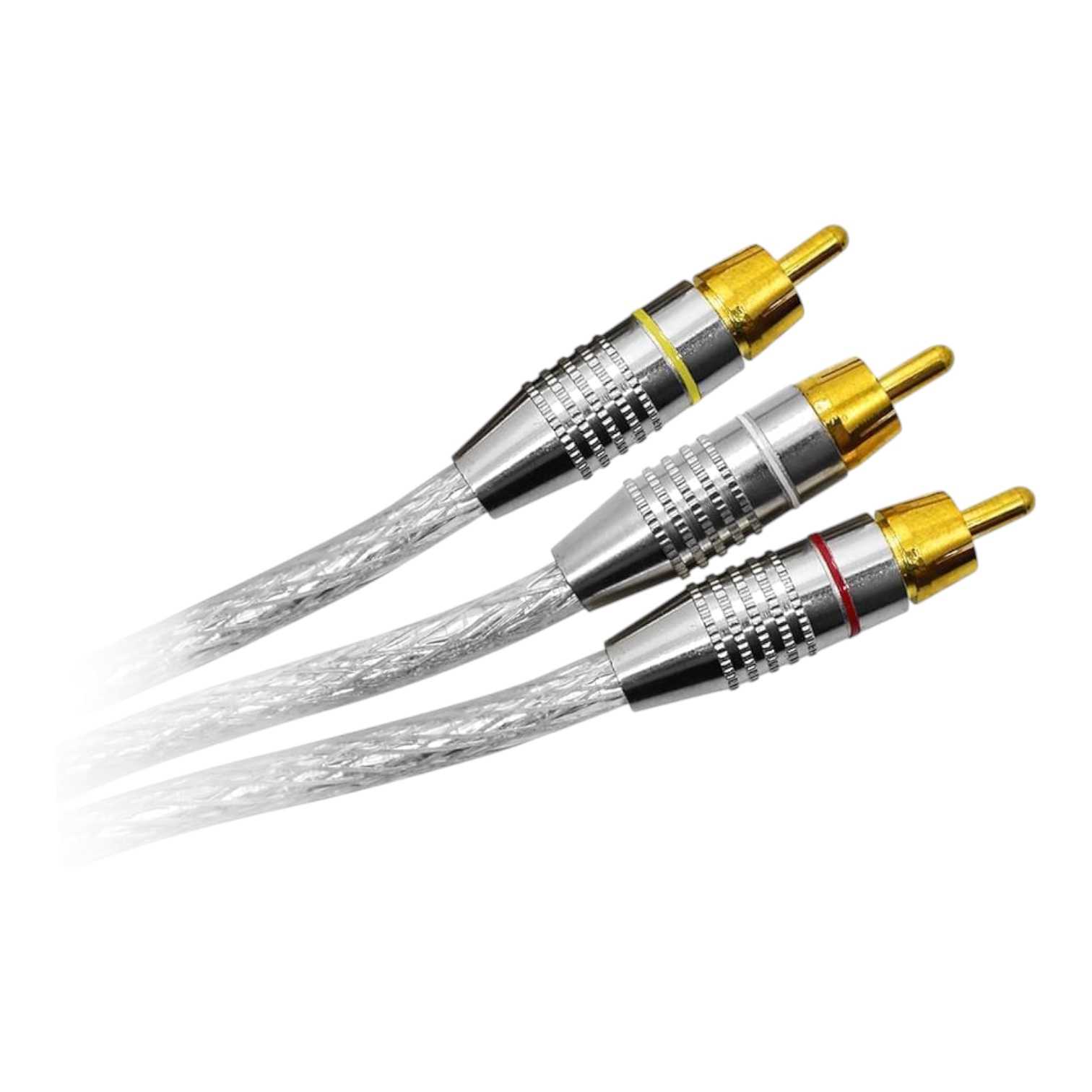 CABLE AUDIO RCA-RCA X3 (AUDIO Y VIDEO) 1.8M ALTA CALIDAD NISUTA NSCRC32BL