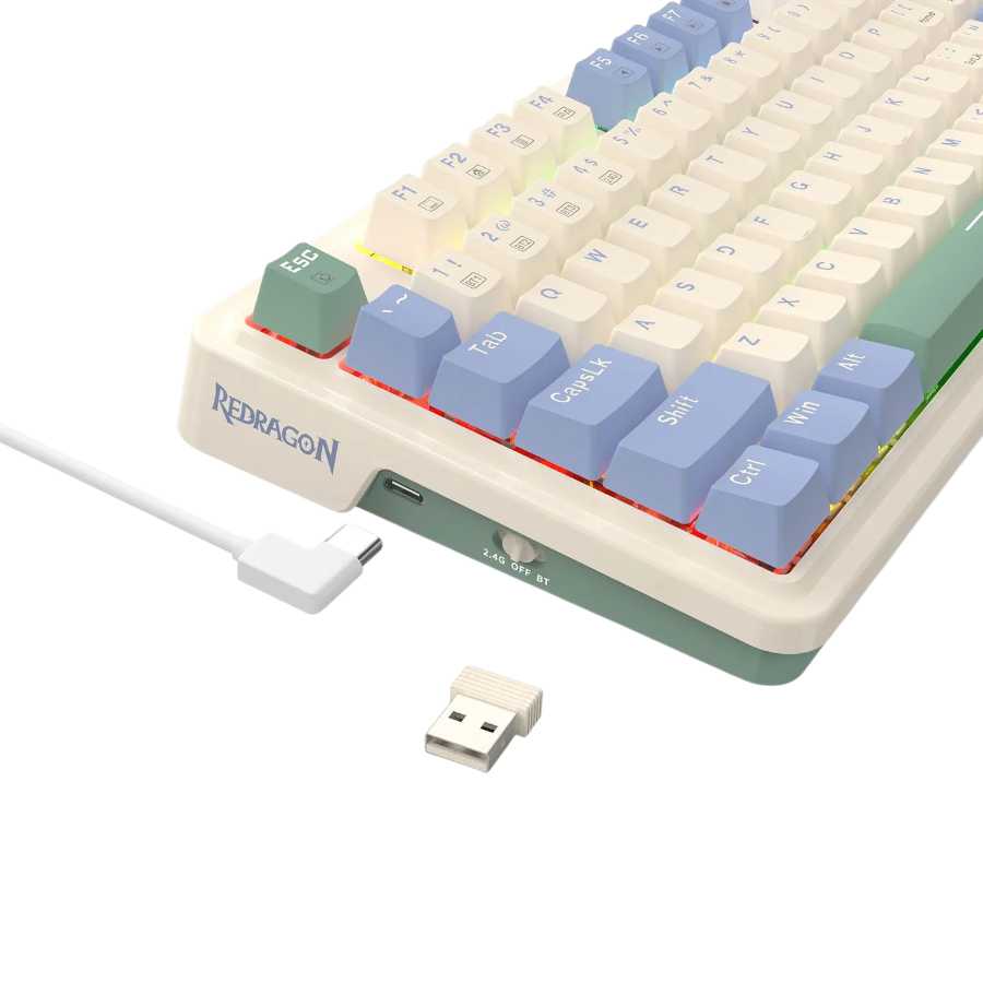 TECLADO REDRAGON UCAL PRO K673CPG-RGB-PRO SP WIFI+BT