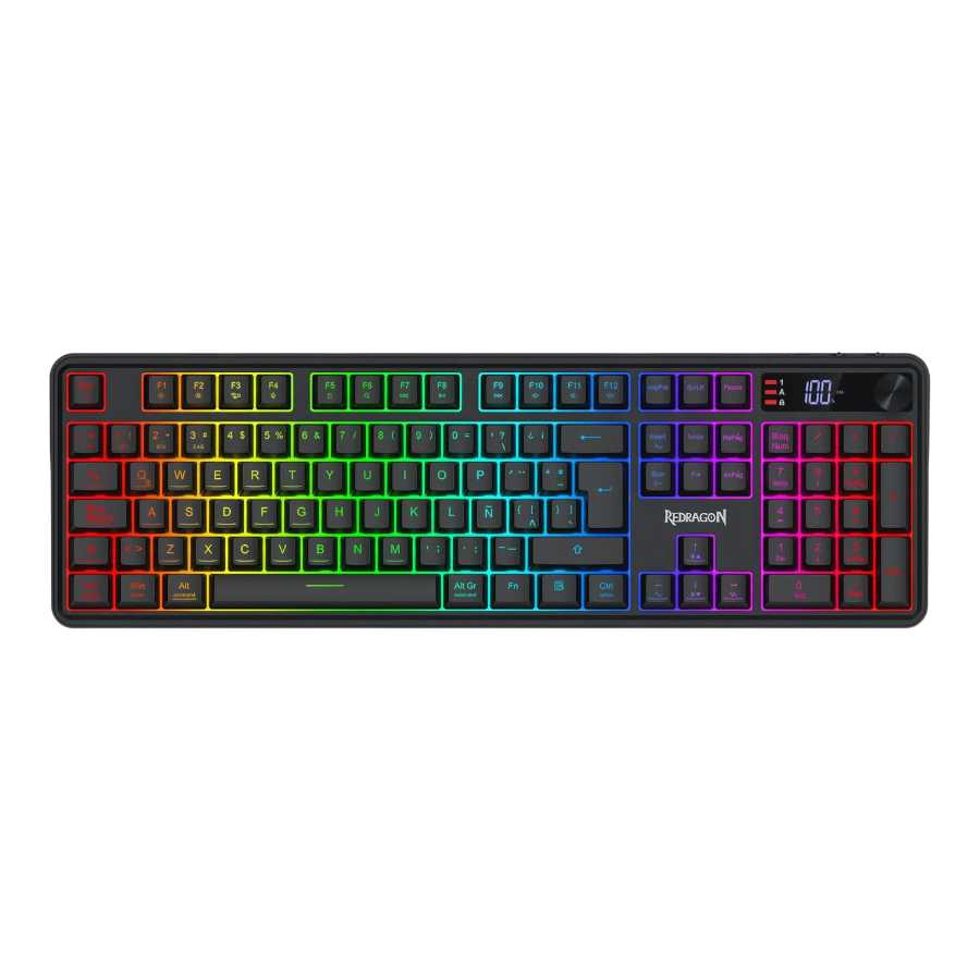 TECLADO REDRAGON K526-PRO VOLCANO MEMBRANA WIFI+BT