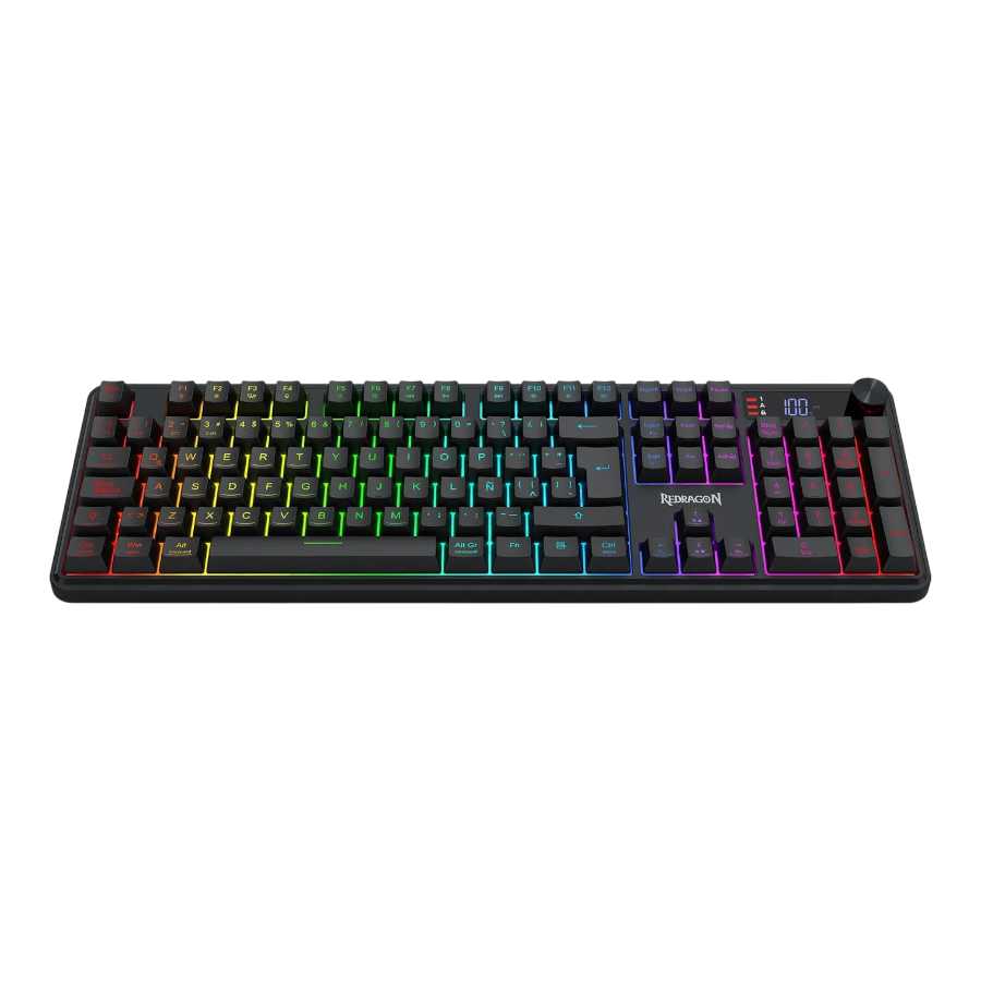 TECLADO REDRAGON K526-PRO VOLCANO MEMBRANA WIFI+BT