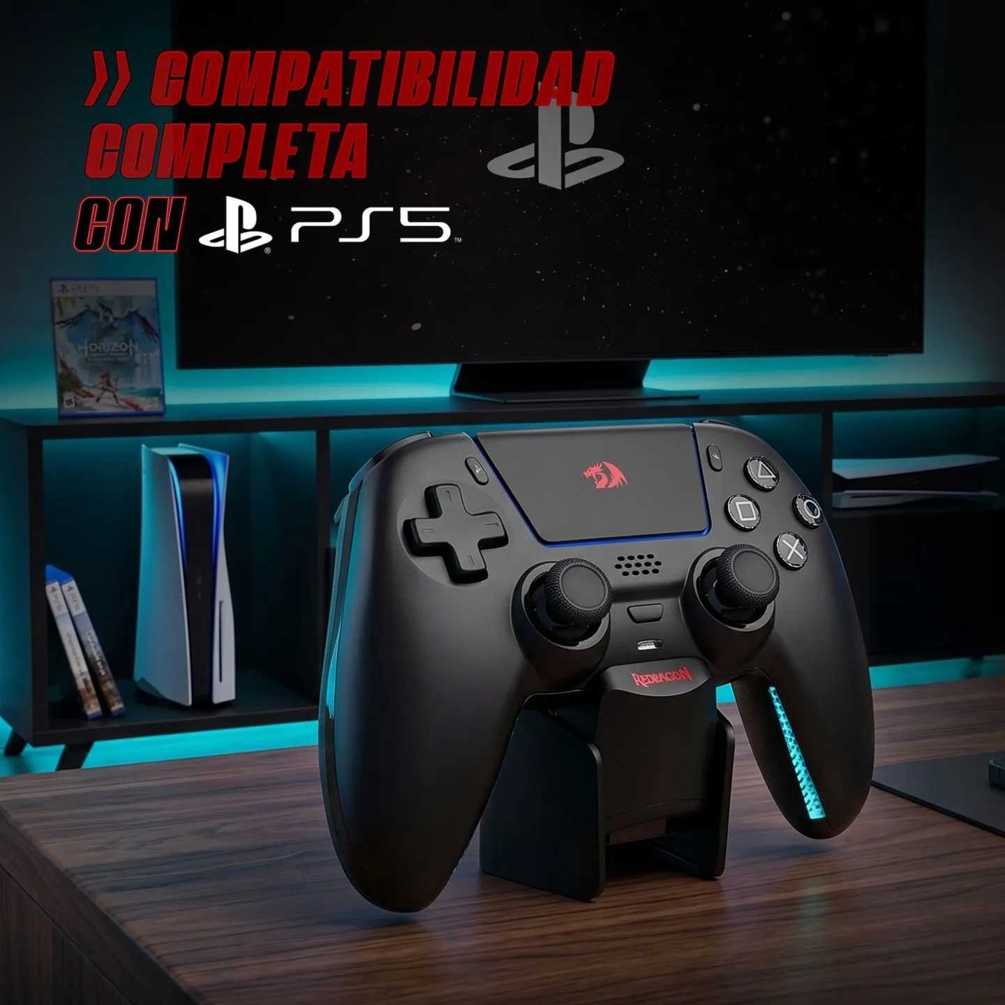 JOYSTICK REDRAGON INALAMBRICO WARGRIP G831  CHARGING BASE PS5