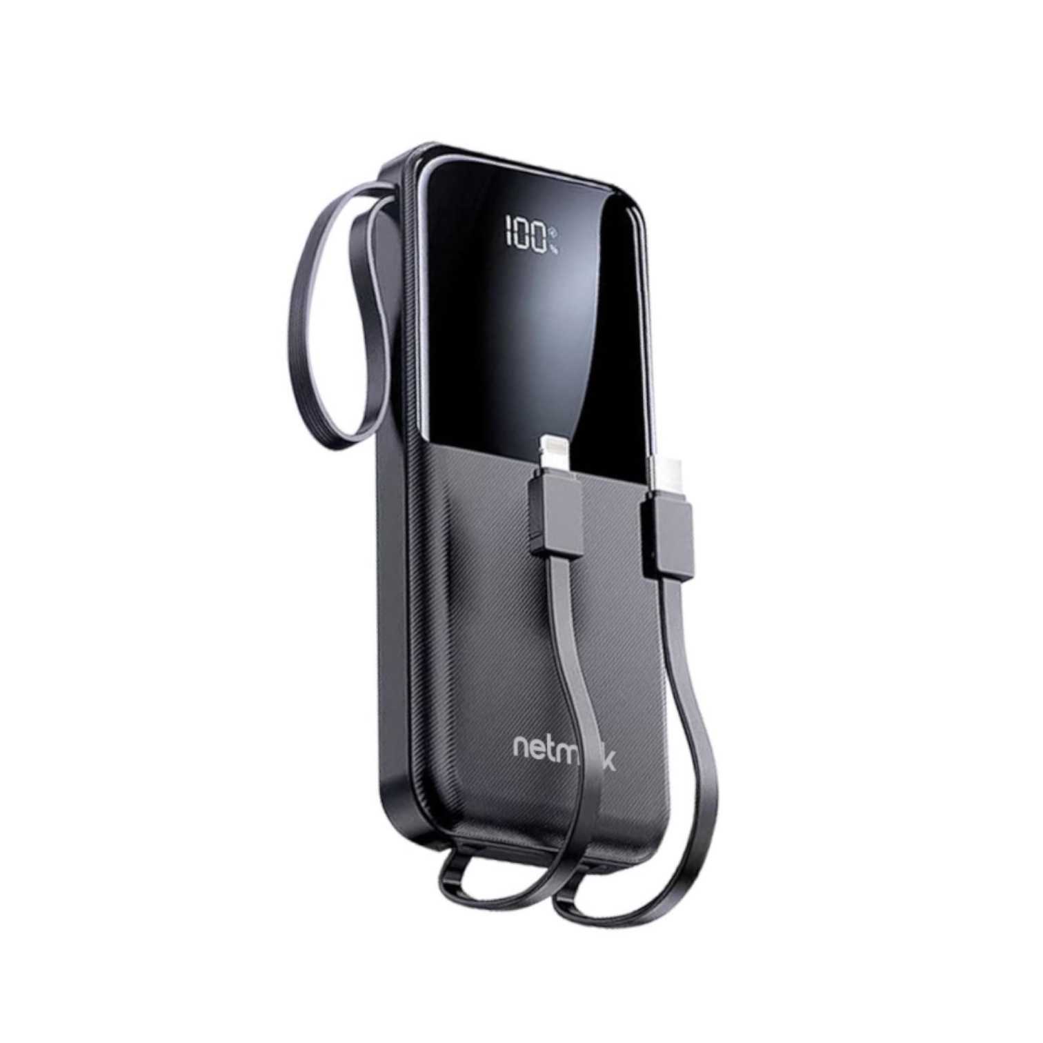 POWER BANK NETMAK 20000 MHA NM-PB12 TIPO C + 2XUSB + IPHONE 22.5W