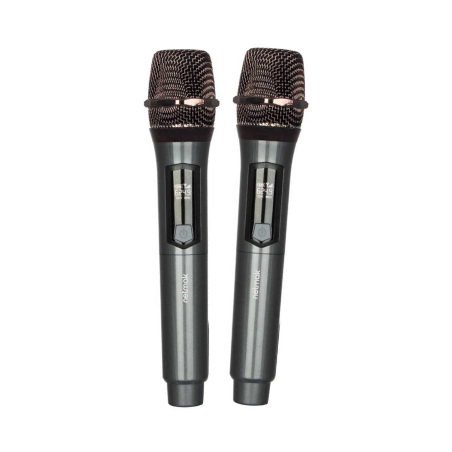 MICROFONO NETMAK MC26 X2 INALAMBRICO RECARGABLE