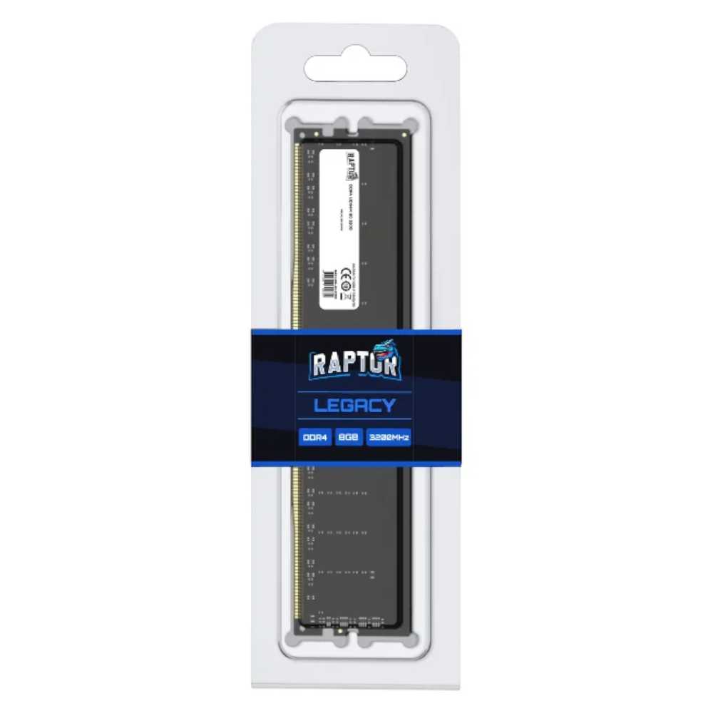 MEMORIA RAM DDR4 8GB 3200MHZ RAPTOR LEGACY