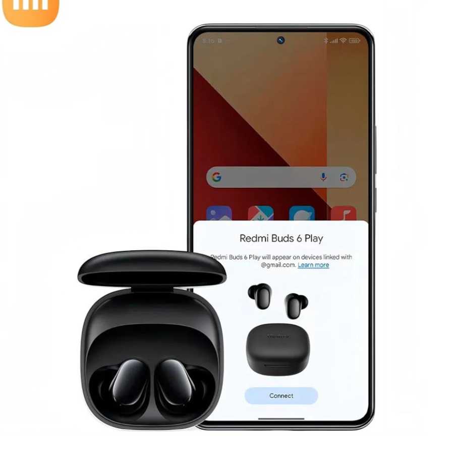 AURICULAR BT REDMI BUDS 6 PLAY BLACK