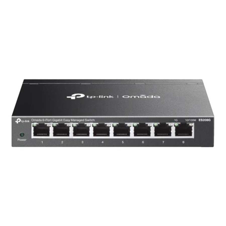 SWITCH TP-LINK ES208G SWITCH GIGABIT EASY MANAGED 8P