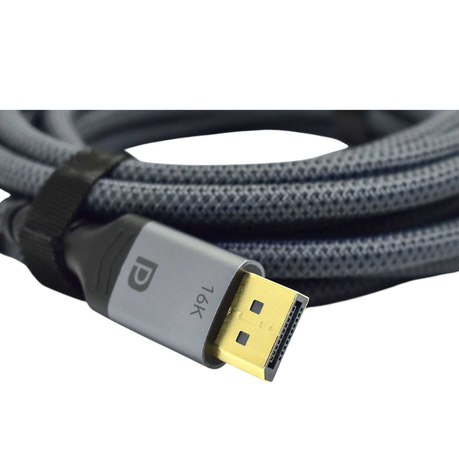 CABLE DISPLAYPORT M/M NISUTA 1.8M NSCADP212 V2.1 (360HZ)