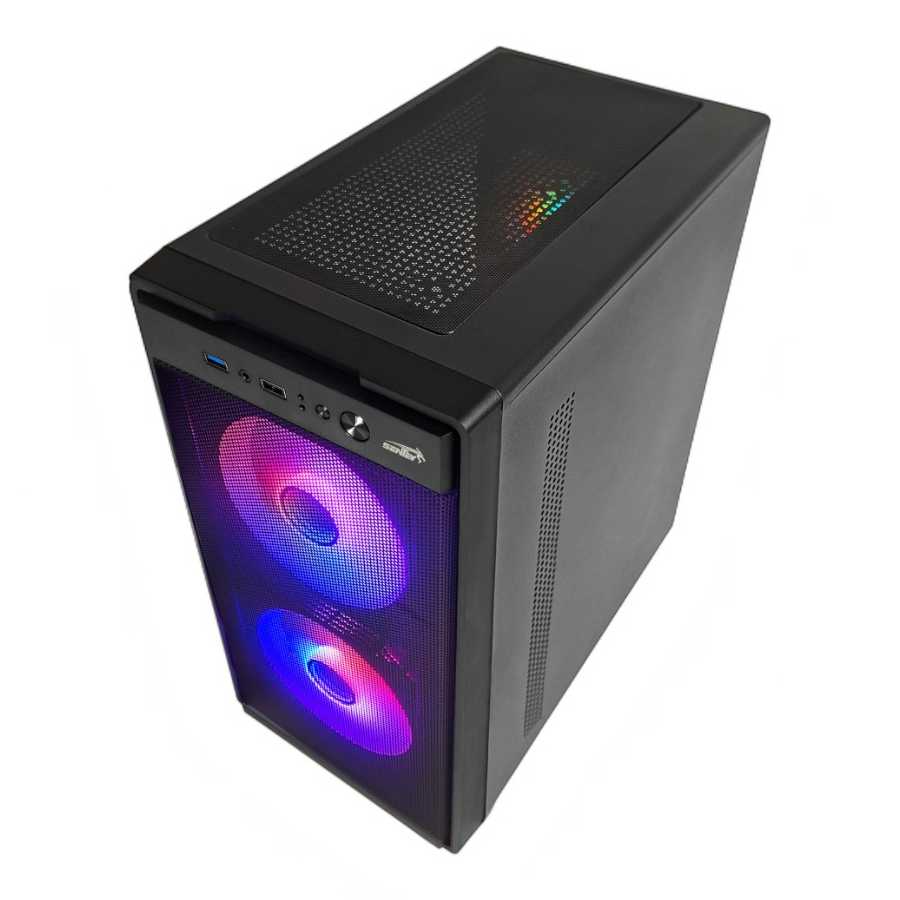 GABINETE SENTEY COYOTE 3FAN ARGB BLACK LATERAL TG MESH FRONT