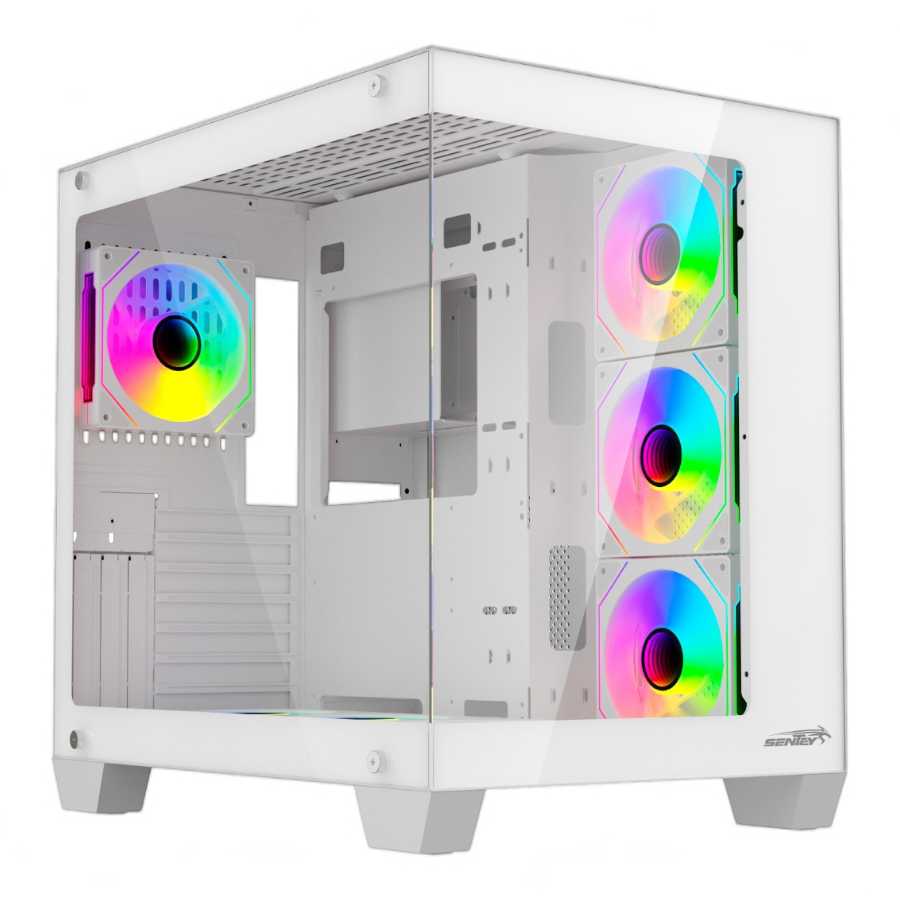 GABINETE SENTEY BEARER PRO PWM ARGB 7 FANES WHITE