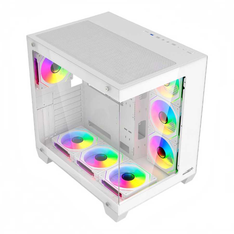 GABINETE SENTEY BEARER PRO PWM ARGB 7 FANES WHITE