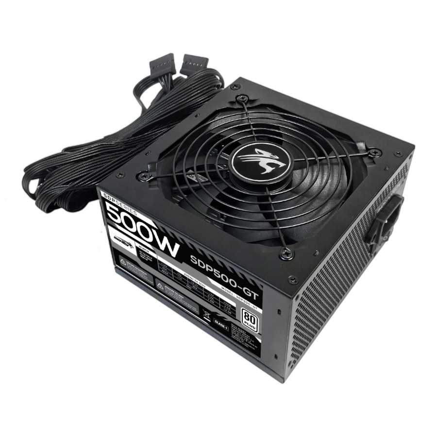 FUENTE PC 500W SENTEY 80+ WHITE SDP500-GT