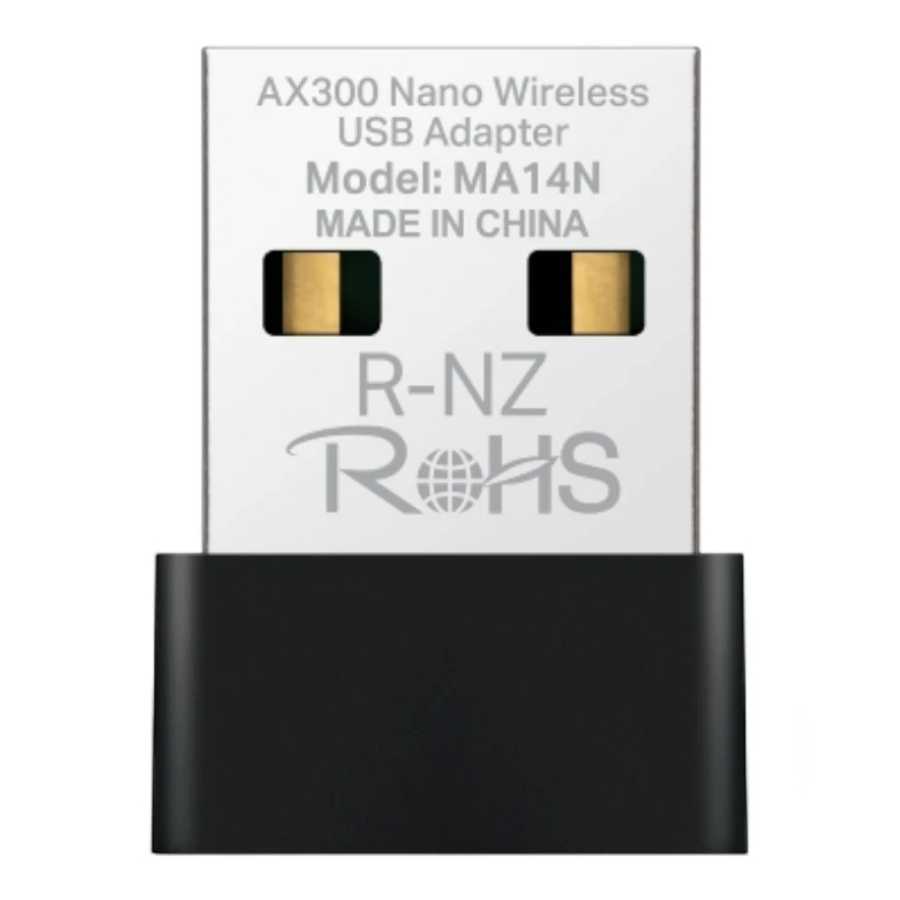 PLACA DE RED WIFI6 AX300 MERCUSYS MA14N NANO