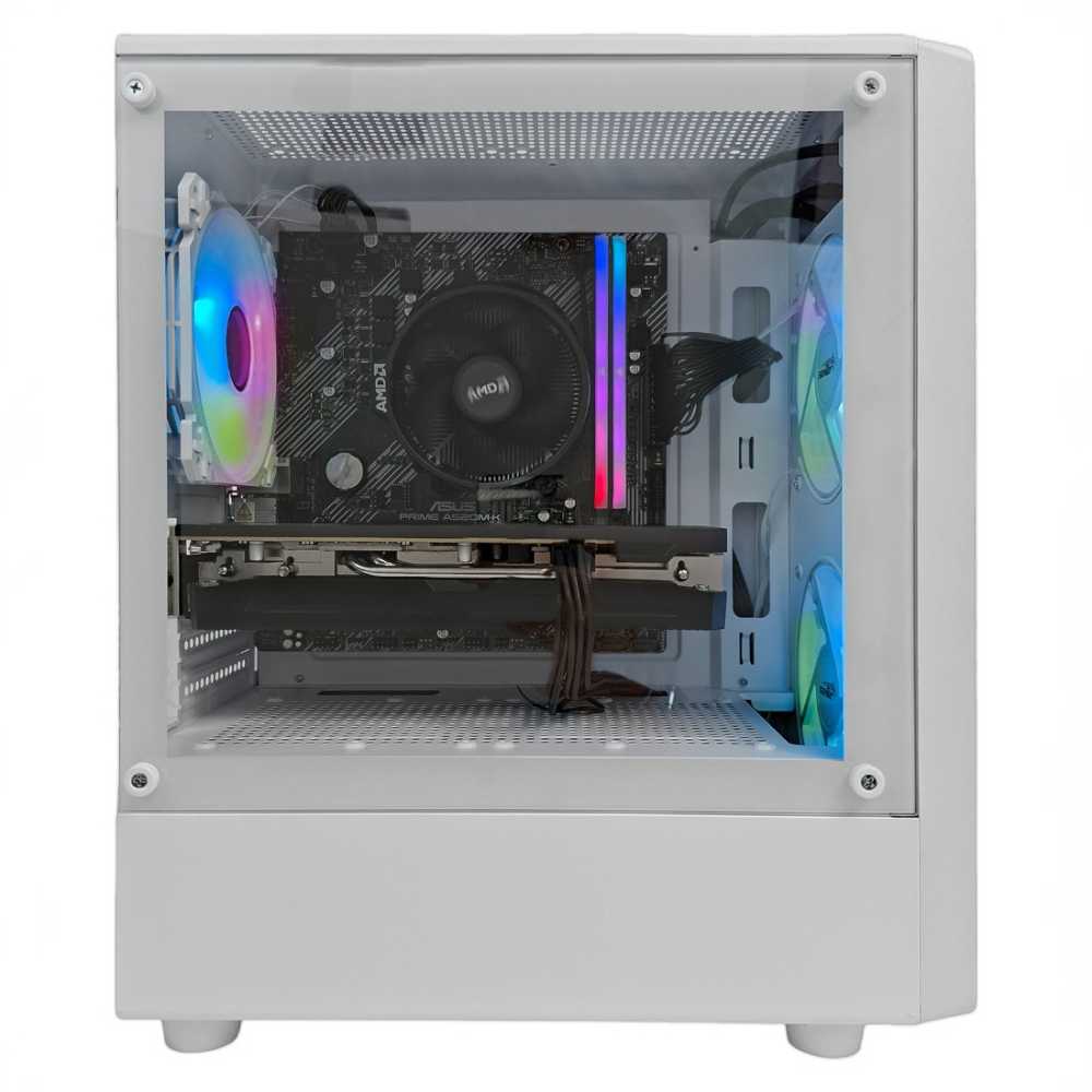 GABINETE SENTEY M12 BLACK 3FAN ARGB MESH WHITE