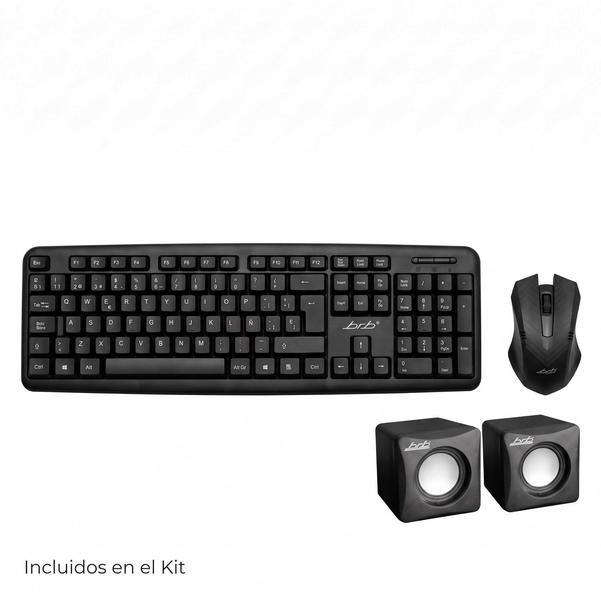 GABINETE KIT BRB BLZ-30 600W (TECLADO, MOUSE Y PARLANTES)