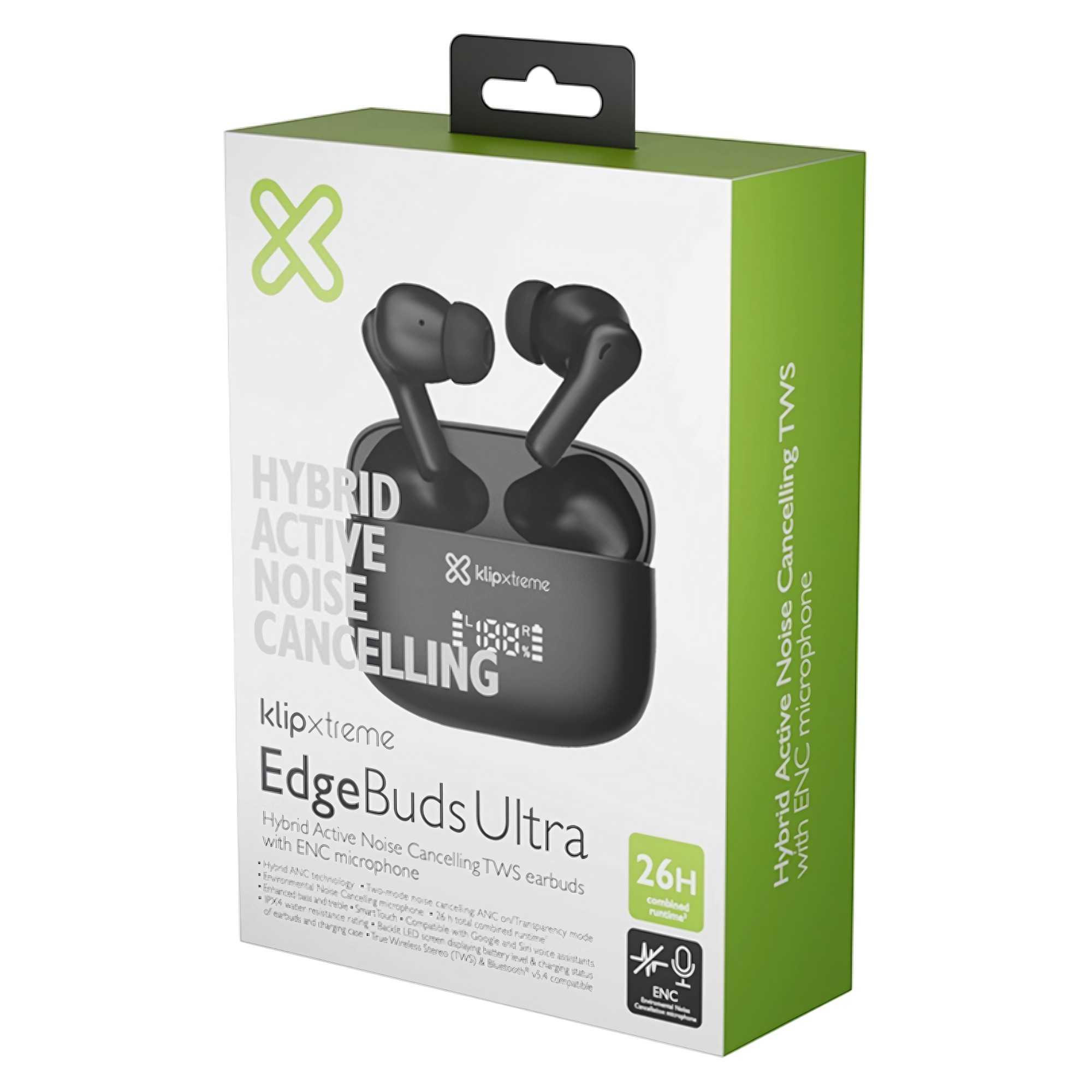 AURICULAR BT KLIPXTREME TWS EDGEBUDS KTE-850BK 26HS
