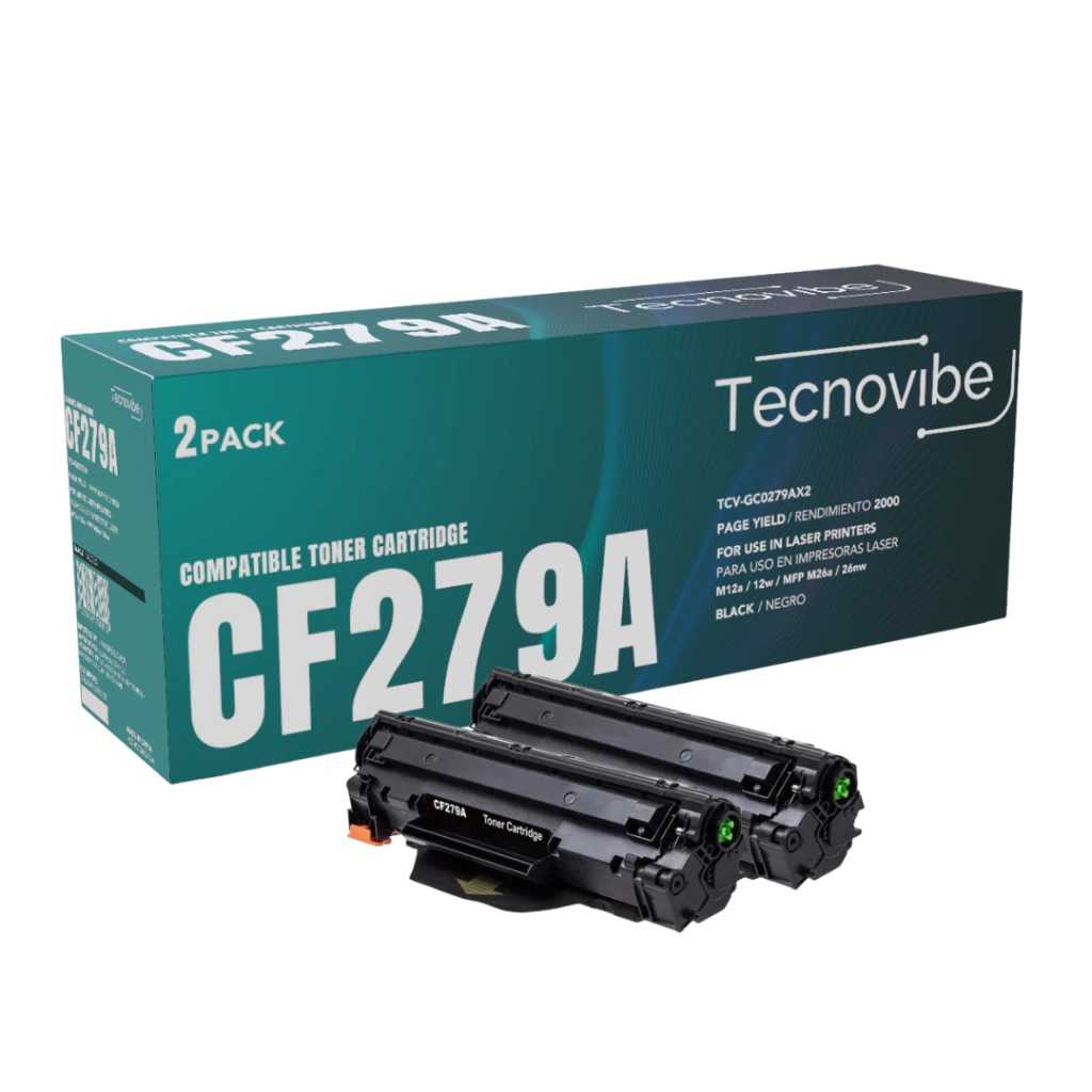 CARTUCHO TECNOVIBE TONER HP 79A PACK X 2 (M12W)--