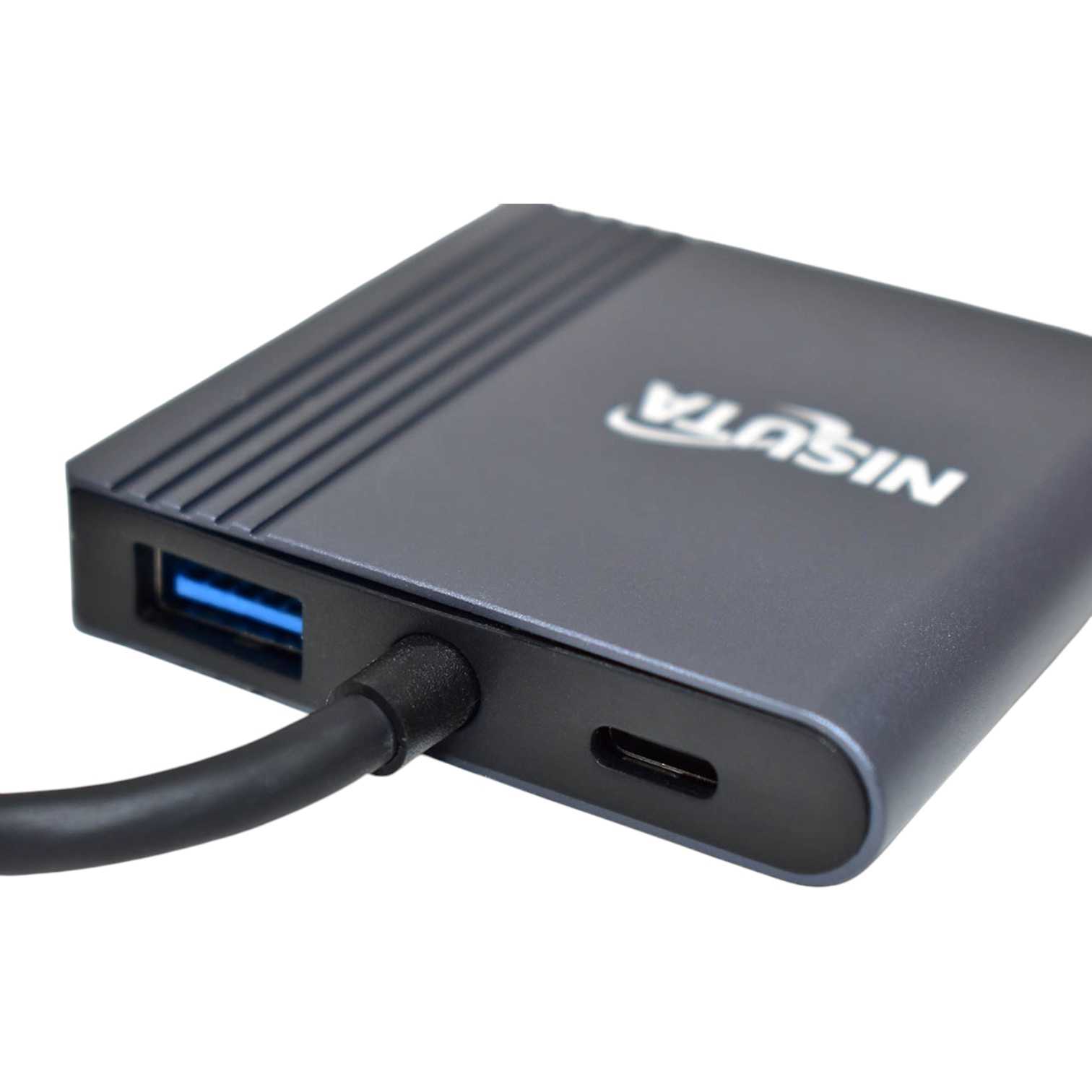 CONVERSOR DE USB 3.1 A 2X HDMI + USB3.1 NISUTA NSUCD6