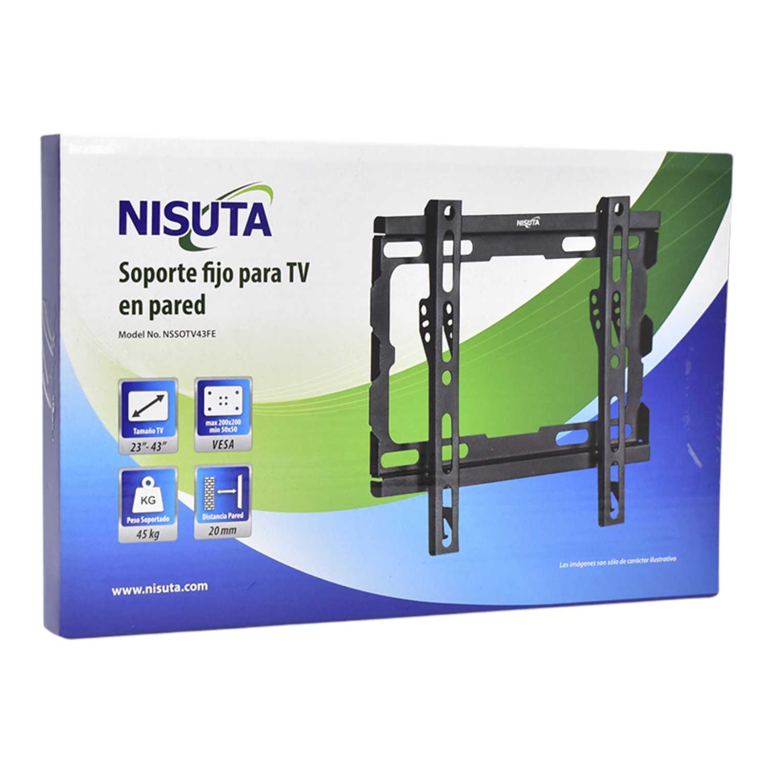 SOPORTE TV FIJO NISUTA 23-43 45KG NSSOTV43FE — foto 4