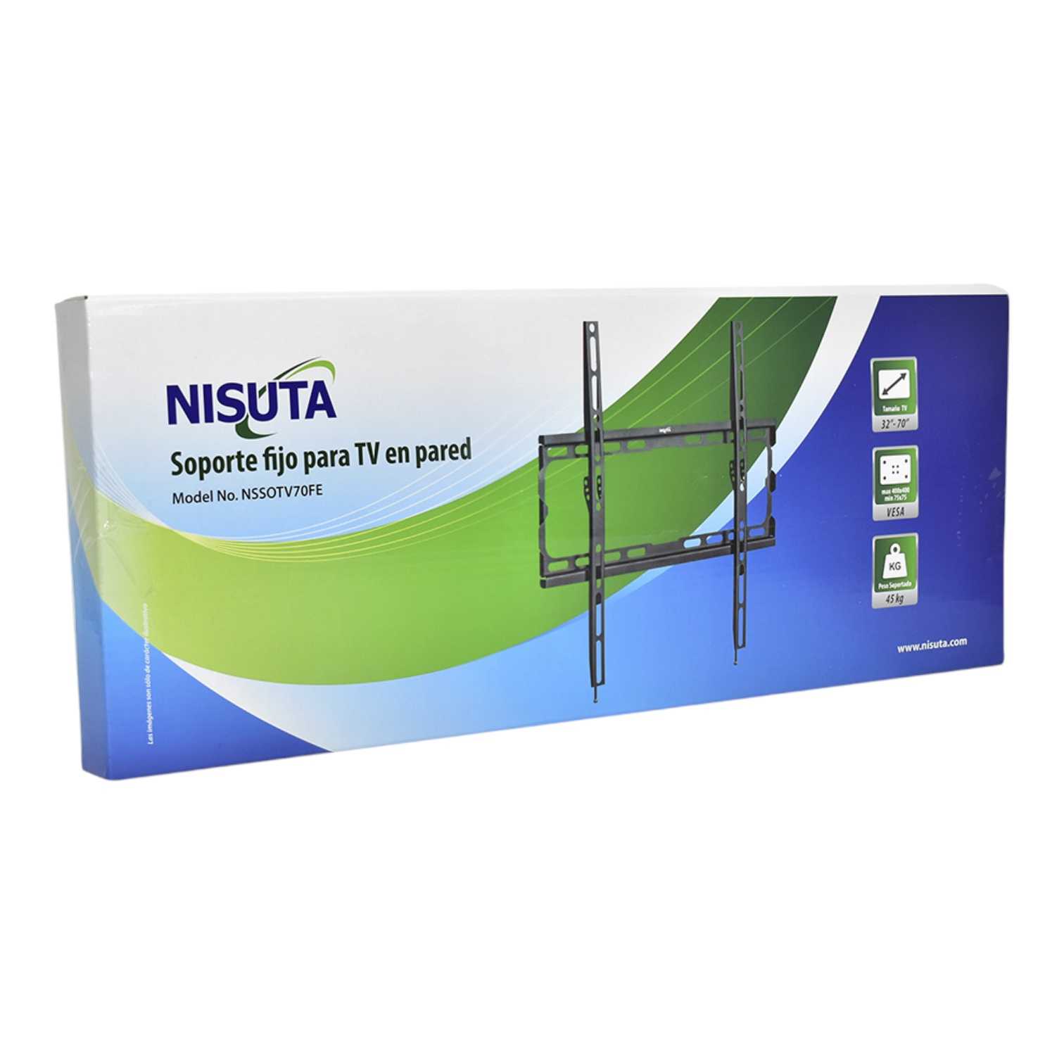 SOPORTE TV FIJO NISUTA 32-70 45KG NSSOTV70FE — foto 4