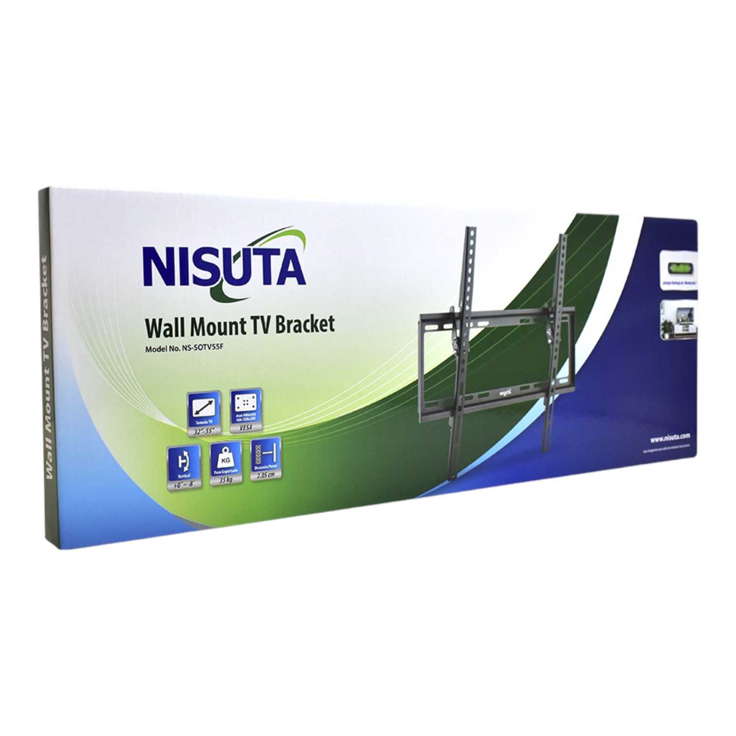 SOPORTE TV FIJO NISUTA 32-55 35KG NSSOTV55F — foto 4