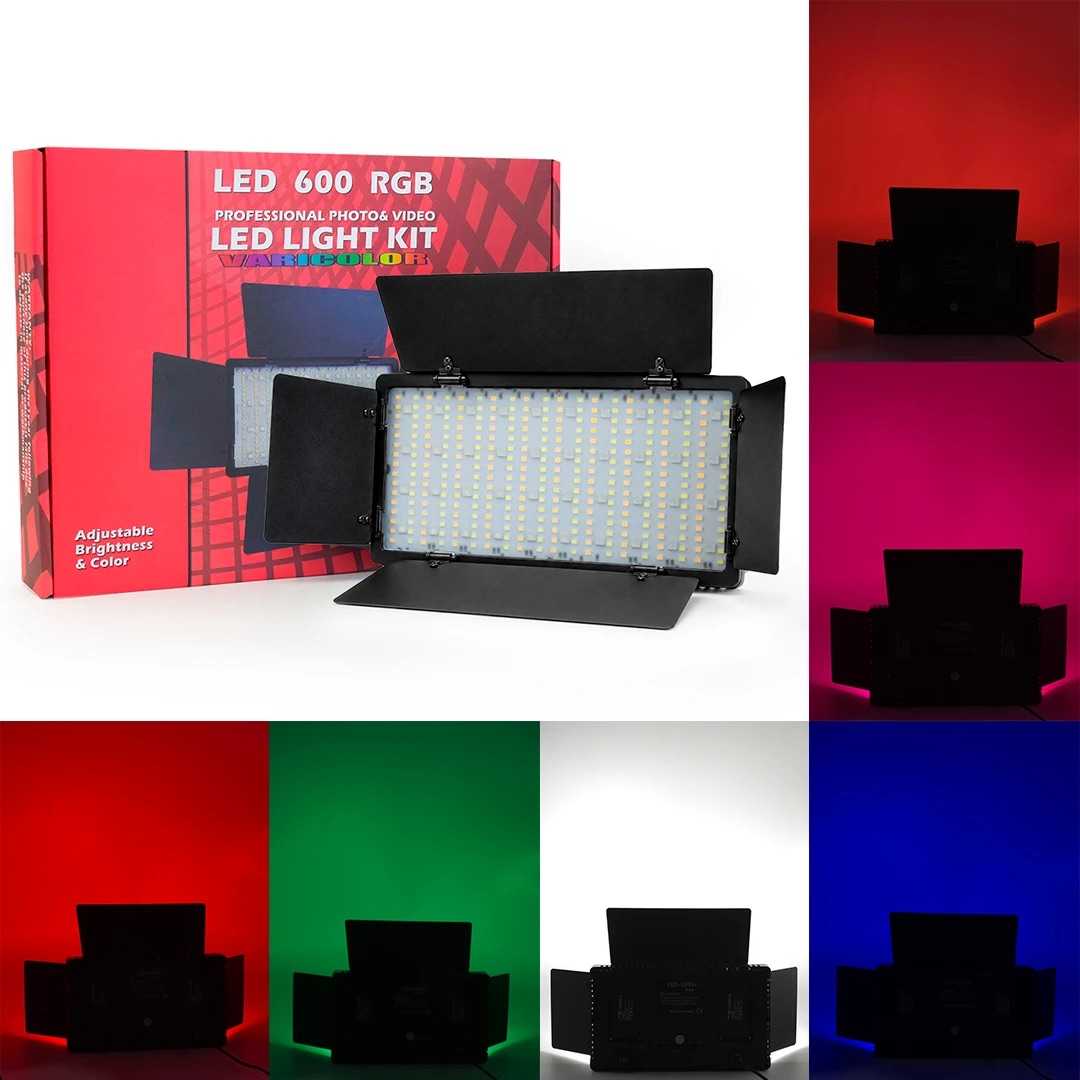 PANEL FOTOGRAFIA Y ESTUDIO PROFESIONAL LED 600RGB
