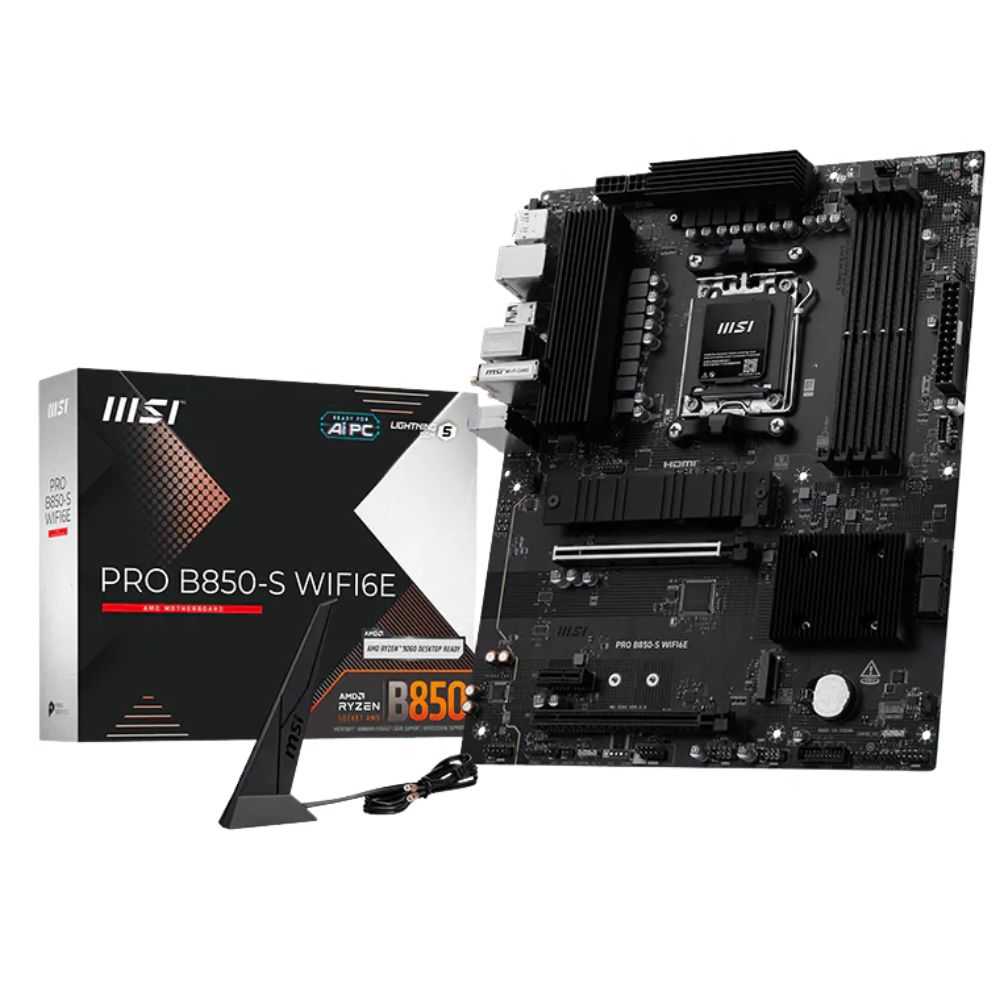PLACA MADRE MSI PRO B850-S WIFI6 DDR5