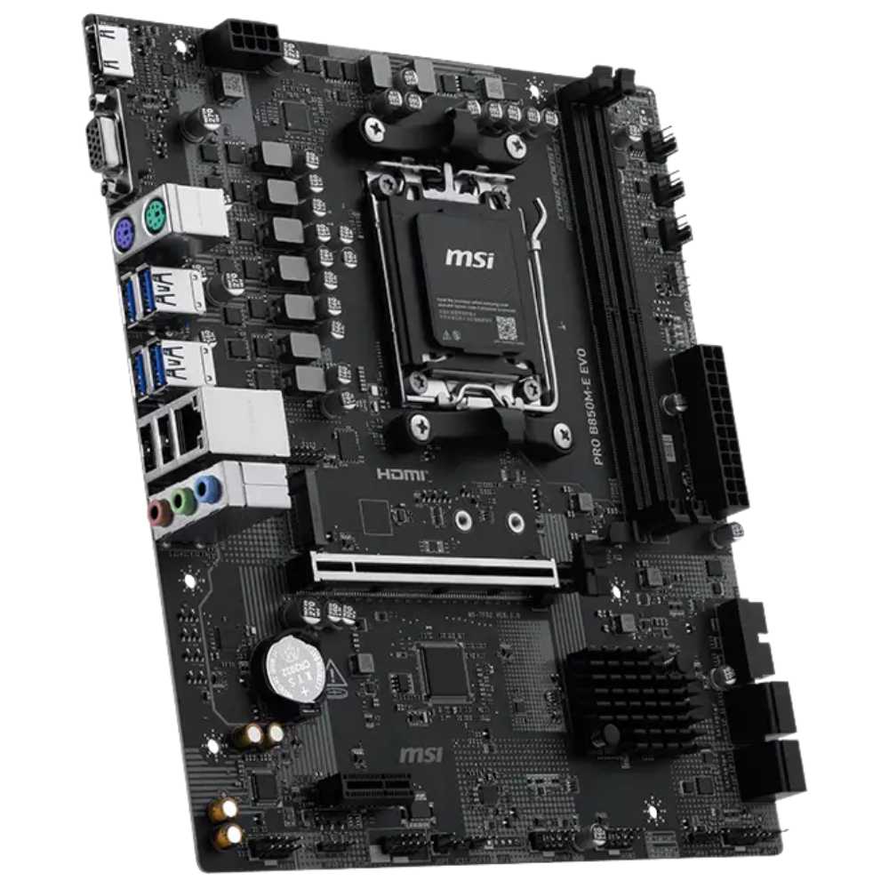 PLACA MADRE MSI B850M-E PRO EVO DDR5 AM5 — foto 2